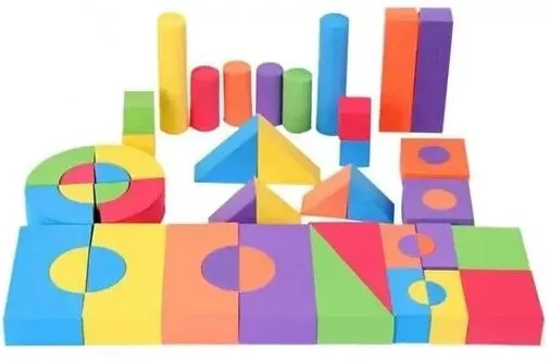 Τουβλάκια M4945 Fun Foam Blocks 6cm Σετ 50τμχ
