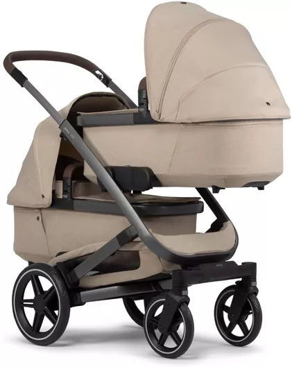 Παιδικό Καρότσι Διδύμων Joolz Geo3 Twin Premium Sandy Μπέζ