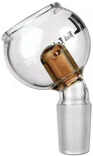 Bong Black Leaf Γυάλινο Oil Bowl 14mm Κόκκινο