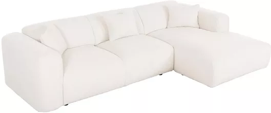 Καναπές Γωνιακός HomeMarkt Bricken 282x160cm Εκρού