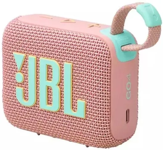 Ηχείο Bluetooth JBL Go 4 Αδιάβροχο 4.2W με 7 Ώρες Λειτουργίας Ροζ