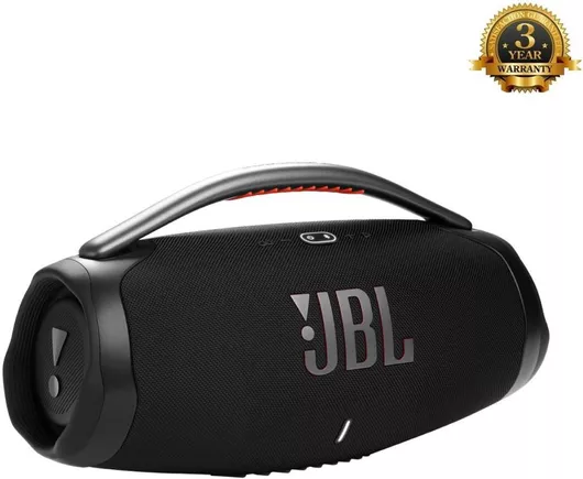 JBL Boombox 3 Αδιάβροχο Φορητό Ηχείο Bluetooth 180W με Διάρκεια Μπαταρίας έως 24 Ώρες Μαύρο