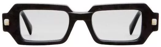 Γυαλιά Ηλίου Kuboraum με Κοκκάλινο Σκελετό Τετράγωνα Μαύρο