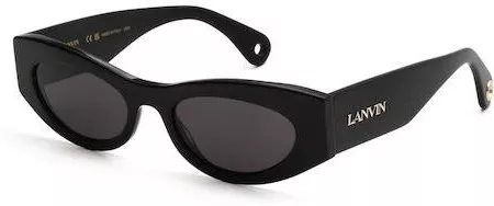 Γυναικεία Γυαλιά Ηλίου Lanvin με Κοκκάλινο Σκελετό Τετράγωνα Μαύρο