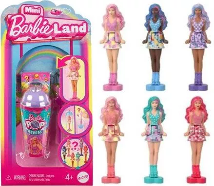 Κούκλα Barbie Mattel Mini Barbieland Pop Reveal 3cm για 4+ Ετών
