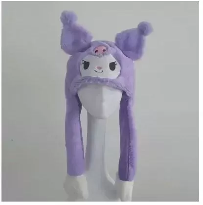 Αποκριάτικο Σκουφάκι RM869 Βελούδινο Κουνέλι Μοβ