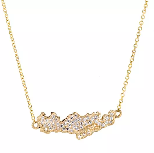 Γυναικείο Κολιέ Tasoulis Jewellery Collection Χρυσό 9Κ