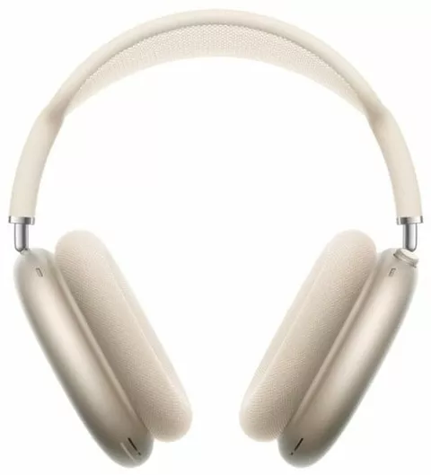 Apple AirPods Max 2024Ασύρματα/Ενσύρματα Over Ear Ακουστικά με 20 ώρες Λειτουργίας Starlight