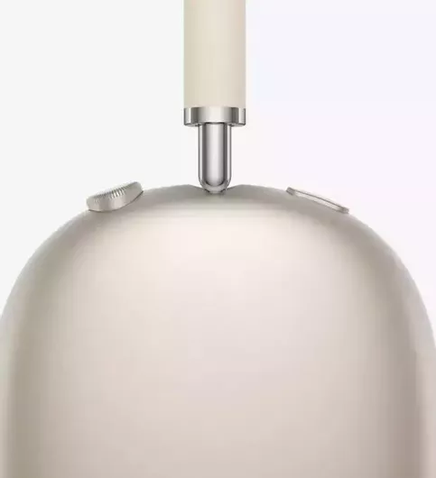 Apple AirPods Max 2024Ασύρματα/Ενσύρματα Over Ear Ακουστικά με 20 ώρες Λειτουργίας Starlight