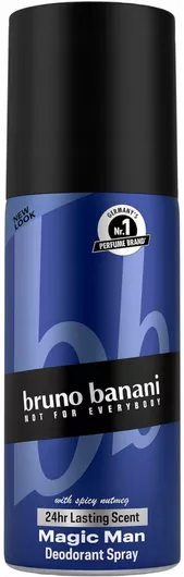 Bruno Banani Magic Man Spicy Nutmeg 24h Deodorant Spray 150ml
