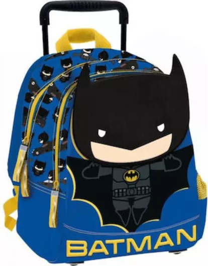 Σχολική Τσάντα Νηπίου Τρόλει Graffiti Batman Πολύχρωμη