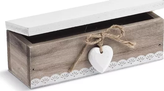 Μπομπονιέρα Γάμου Παρίσης Ξύλινο Κουτί