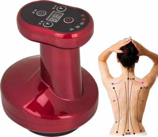 Συσκευή Μασάζ Intelligent Gravity Cupping για Σώμα Κόκκινο