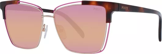 Γυαλιά Ηλίου Ενηλίκων Emilio Pucci 57mm Cat Eye Unisex Mixed Καφέ