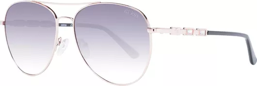 Γυαλιά Ηλίου Ενηλίκων Guess 59mm Aviator Unisex Μεταλλικά Ροζ χρυσό