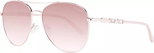 Γυαλιά Ηλίου Ενηλίκων Guess 59mm Aviator Unisex Μεταλλικά Ροζ χρυσό