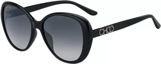 Γυαλιά Ηλίου Ενηλίκων Jimmy Choo 57mm Στρογγυλό Unisex Κοκκάλινα Μαύρο
