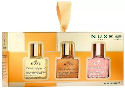 Σετ Περιποίησης Nuxe Huile Prodigieuse 10ml & Huile Prodigieuse Or 10ml & Huile Prodigieuse Or Florale 10ml 3τμχ
