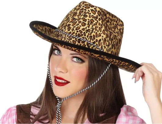 Αποκριάτικο Καπέλο BigBuy Carnival S1131048 Cowboy Καφέ