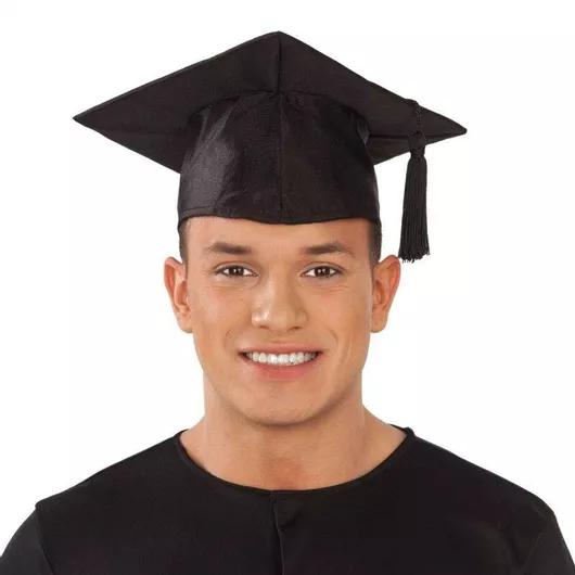 Αποκριάτικο Graduation Cap My Other Me S8603050 59cm One Size Μαύρο