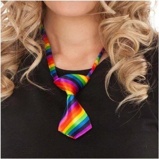 Αποκριάτικο Γραβάτα My Other Me S8605243 Ουράνιο Τόξο Πολύχρωμο