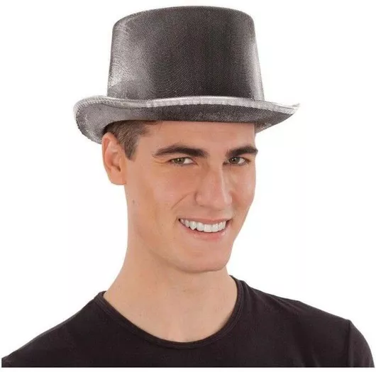 Αποκριάτικο Καπέλο My Other Me S8606594 Ημίψηλο 58cm Ασημί