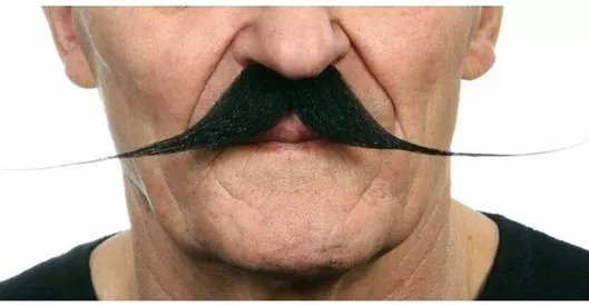 Αποκριάτικο Μουστάκι My Other Me S8608153 Μαύρο