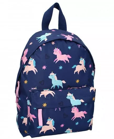 Σχολική Τσάντα Δημοτικού Unicorn 31x22x9cm Μπλε