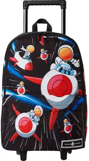 Σχολική Τσάντα Δημοτικού Space Junk Τρόλεϊ Πολύχρωμο