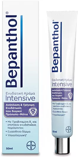 Κρέμα Προσώπου Ημέρας/Νυκτός Bepanthol Intensive Κρέμα για Ανάπλαση & Ενυδάτωση 50ml