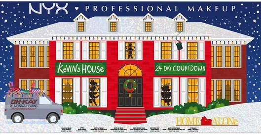 Advent Calendar Nyx Professional Makeup Home Alone Kevin's House Σετ 24τμχ Makeup Beauty Gift Box