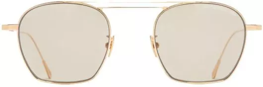 Γυαλιά Ηλίου Cutler&Gross Μεταλλικά Aviator Χρυσό Μπεζ Φακό 48mm