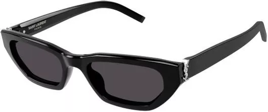 Γυαλιά Ηλίου Saint Laurent Κοκκάλινα Πεταλούδα Μαύρο Γκρι Φακό 54mm