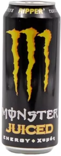 Αναψυκτικό Monster Ripper Κουτί Energy Drink με Ανθρακικό 500ml 500gr