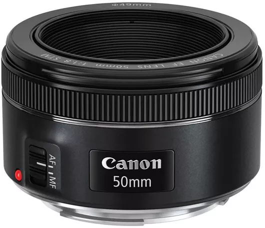 Φωτογραφικός Φακός Canon Full Frame EF 50mm f/1.8 STM Σταθερός για Canon EF Mount Black