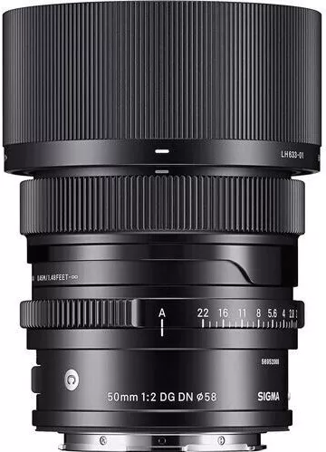 Φωτογραφικός Φακός Sigma Full Frame 50mm f/2 DG DN Contemporary Σταθερός για Leica L Mount Black