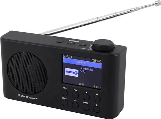 Ραδιόφωνο Soundmaster IR6500SW Φορητό Επαναφορτιζόμενο DAB με Bluetooth & USB Μαύρο