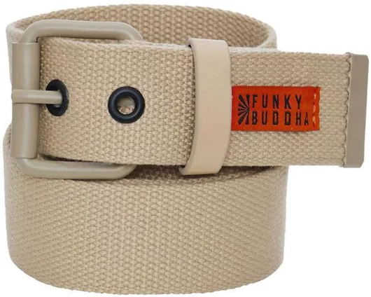 Ανδρική Ζώνη Funky Buddha Μπεζ