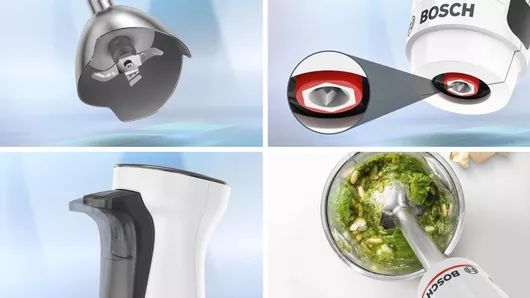 Bosch Ραβδομπλέντερ με Πλαστική Ράβδο 600W Μαύρο