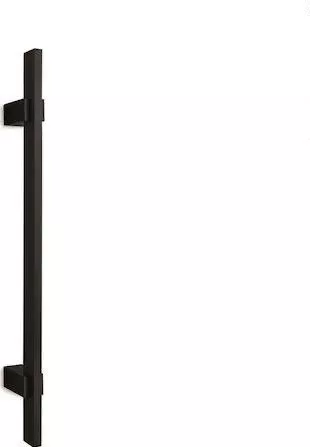 Λαβή Εξώπορτας Convex 653-1200S19S19 Ζεύγος Μαύρο Ματ