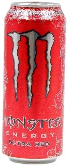 Αναψυκτικό Monster Ultra Red Energy Drink με Ανθρακικό Κουτί 01-09-113 500ml