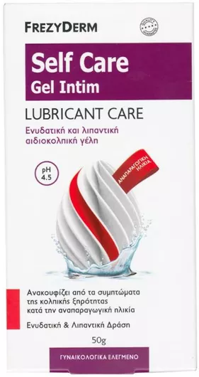 Γέλη Frezyderm Self Care Gel Intim Lubricant Care Ph4.5 Ενυδατική & Λιπαντική Αιδοιoκολπική 50gr