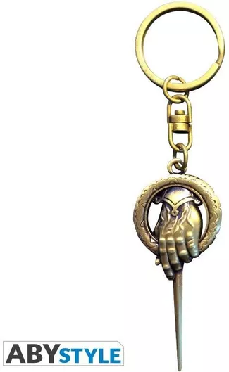 Μπρελόκ Abystyle Game Of Thrones Hand Of King 3x7.5cm Χρυσό