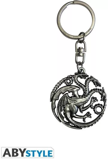 Μπρελόκ Abystyle Game Of Thrones Targaryen 5x4.6cm Ασημί