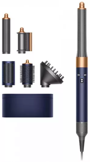 Dyson HS05 Airwrap Complete Long Volumise Ηλεκτρική Βούρτσα με Αέρα & Περιστρεφόμενη Κεφαλή για Ίσιωμα και Μπούκλες 1300W Prussian Blue/Rich Copper