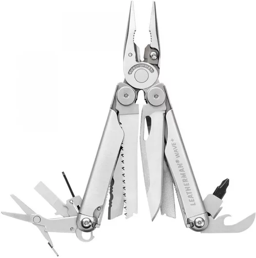 Πολυεργαλείο Leatherman Wave Plus με Θήκη 10cm Ασημί