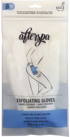 Γάντια After Spa Exfoliating Gloves Απολέπισης Λευκό