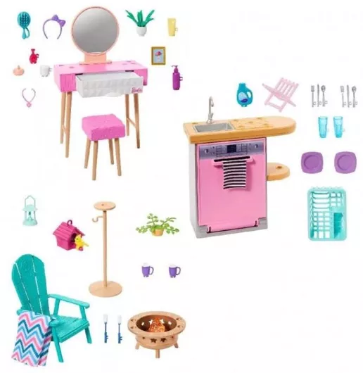 Σετ Barbie Mattel Έπιπλα για 3+ Ετών Τυχαία Επιλογή Σχεδίου