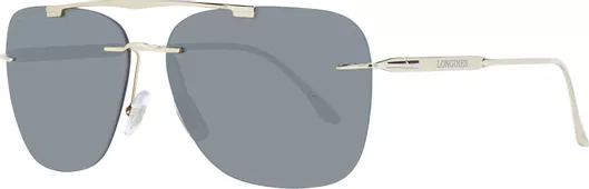 Γυαλιά Ηλίου Longines Μεταλλικός Aviator Unisex 62mm Χρυσό