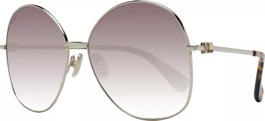 Γυαλιά Ηλίου Max Mara Μεταλλικός Στρογγυλό Unisex 60mm Χρυσό